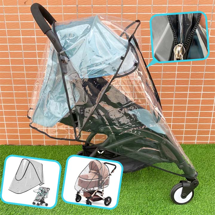 Habillage pluie poussette